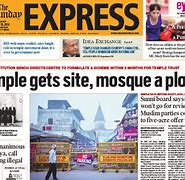 Image result for Front Page of Newspaper Ram Mandir