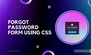 Image result for Forgot Password Completed HTML Screen