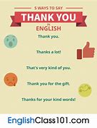 Image result for Hello and Thank You in English