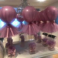 Image result for Homemade Balloon Centerpieces