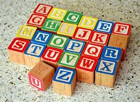 Image result for Vintage Alphabet Blocks