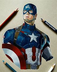 Image result for Captain America Sketches