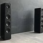 Image result for Man Standing by Floor Speakers