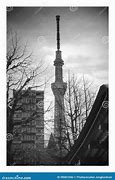 Image result for Tokyo Tower Black and White