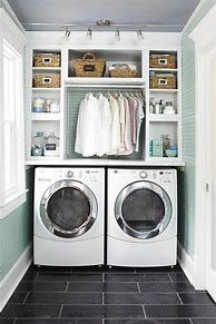 Image result for Small Space Laundry Room Ideas