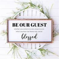 Image result for Guest Room. Welcome Sign