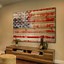 Image result for Distressed Wood American Flag Wall Art