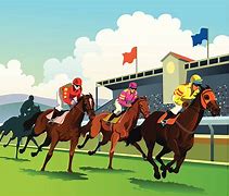Image result for horse racing cartoon