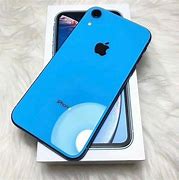 Image result for iPhone XR Blue in Hand