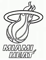 Image result for Miami Heat Ball and Palm Coloring Pages