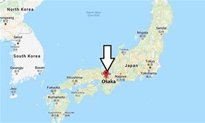 Image result for Osaka On World Map