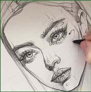 Image result for Aesthetic Faces to Draw