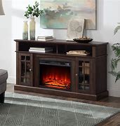 Image result for electric fireplaces entertainment stands with remote
