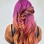 Image result for Styling Head Pink Hair