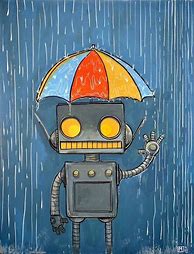Image result for Robot Painting Art