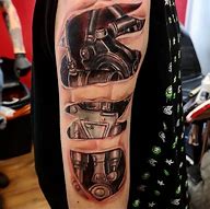 Image result for Robot Arm Tattoo