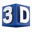 Image result for 3D TV Logo