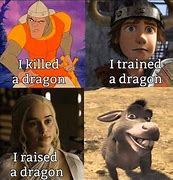 Image result for Shrek Dragon Meme