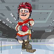 Image result for Funny Old Man Ice Hockey Cartoon