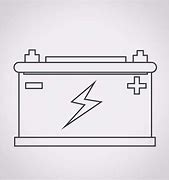 Image result for Car Battery Drawing
