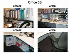 Image result for 5S Office Desk Before and After