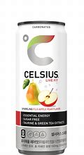 Image result for Celsius Apple Pear