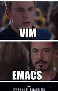 Image result for Vim Emacs Meme