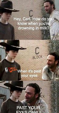 Image result for The Walking Dead Carl Funny