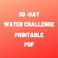 Image result for 30-Day Water Intak Printable