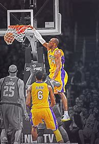 Image result for Kobe Bryant Poster Dunk