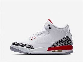 Image result for Red and White Jordan 3s