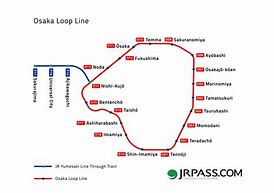 Image result for Japan Osaka Jr Map