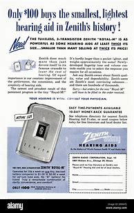 Image result for Zenith Hearing Aid Ad