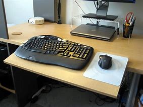 Image result for Keyboard Embedded in Desk