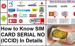Image result for Serial Number On Simm Card