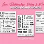 Image result for Love Vision Board Words