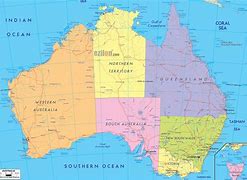 Image result for Australia Political Map