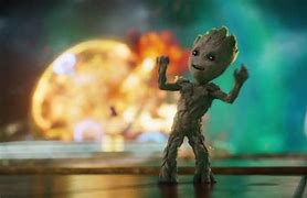 Image result for Groot Dancing to Mr Blue Sky