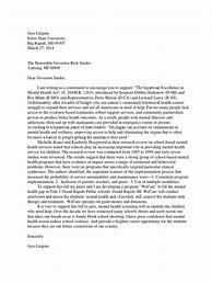 Image result for Advocacy Letter Examples