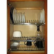 Image result for Cabinet Dish Drying Rack
