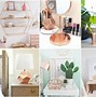 Image result for Rose Gold Room Accessories