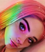 Image result for Anime Realistic Rainbow Hair
