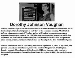 Image result for Dorothy Johnson Vaughan Launch Vehicle