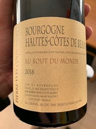 Image result for Pierre Yves Colin Morey Bourgogne Hautes Cotes Beaune Au Bout Monde