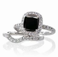 Image result for Unique Wedding Rings Black Diamond