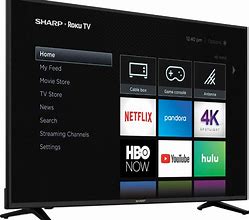 Image result for Sharp TV with Roku Outlet for Speaker