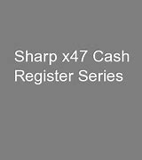 Image result for Sharp XE Cash Register