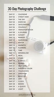 Image result for 30-Day Photography Challenge List