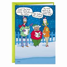 Image result for Funny Christmas Card Woman