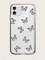 Image result for iPhone XR Yellow Clear Butterfly Case